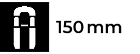 150 mm Gabel